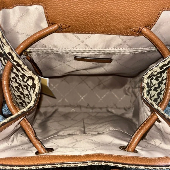 Michael Kors, Abigail backpack. Michael Kors Large Abbey Jaycee Backpack Grapefruit MK  main image 4